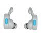 Skullcandy® Push™ Active In-Ear True Wireless Stereo Bluetooth® Earbuds with Microphone (Light Gray / Blue)
