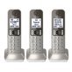 Panasonic® DECT 6.0 Corded/Cordless Phone System with Caller ID and Answering System (3 Handset)