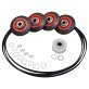 ERP® Replacement Dryer Drum Roller/Idler/Belt Kit for Whirlpool® Part Number 4392067