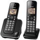 Panasonic® 2-Handset Expandable Cordless Phone with Answering System