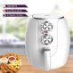 Brentwood® 3.2-Quart 1,200-Watt Electric Air Fryer with Timer and Temperature Control (White)