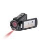 Minolta® MN2K10NV 2.7K Quad HD 16x Digital Zoom IR Night Vision Video Camcorder (Black)