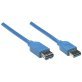 Manhattan® A-Male to A-Female SuperSpeed USB 3.0 Extension Cable (6.56 Ft.)