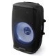 Gemini® AS Series Bluetooth® Multi-LED Portable PA Speaker Kit with Stand and Wired Microphone, Black, AS-2115BT-LT-PK