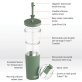 ASOBU® Marina See-Through Triton™ Tumbler with Flexible Straw (Green)