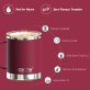 ASOBU® The Ultimate Stainless Steel Ceramic-Coated Coffee Mug, 12-Oz. (Red)