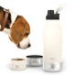 ASOBU® Buddy 32-Oz. 3-in-1 Water Bottle with Removable Dog Bowl and Food Compartment (White)