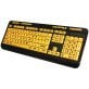 Adesso® EasyTouch™ 132 Luminous Large-Print Desktop Keyboard