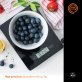 MasterChef® 11-Lb. Tempered Glass Digital Kitchen Scale (Black)