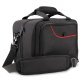 USA Gear® S Series S14 Nintendo Switch® Travel Case, Black with Red Interior