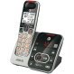 AT&T® DECT 6.0 1 Handset Big-Button Cordless Phone System with Digital Answering System and Caller ID, Black and Silver