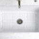 Better Houseware Extra-Large Coated Steel Sink Protector (White)