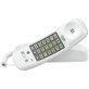 AT&T® Corded Trimline® Phone with Lighted Keypad (White)