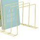 Better Houseware 4-Section Large Vertical Organizer, Brass