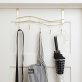 Better Houseware Brass Over-Door Hook Rack