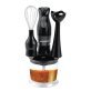 Brentwood® 2-Speed Hand Blender and Food Processor with Balloon Whisk, Black