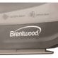 Brentwood® Nonstick Steam Iron (Red)