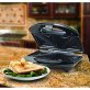 Brentwood® Nonstick Compact Dual Sandwich Maker (Black)