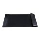 Artistic™ Woven Leatherette Desk Pad with Side Flip Rails for Professionals, 24-In. x 19-In., Black