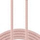 XYST™ Charge and Sync USB to Lightning® Braided Cable, 10 Ft. (Rose Gold)