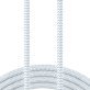 XYST™ Charge and Sync USB to Micro USB Braided Cable, 10 Ft. (White)