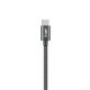 XYST™ Charge and Sync USB to USB-C® Braided Cable, 10 Ft. (Black)