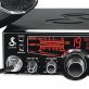 Cobra® 40-Channel CB Radio with 4-Color LCD Display and Microphone, Black, 29 LX