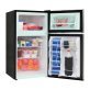 Frigidaire® 3.2-Cu Ft. 2-Door Retro Compact Refrigerator with Freezer, EFR391-B, Platinum Design with Chrome Trim