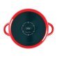 Vita® 8-Piece Enamel-on-Steel Cookware Set (Red)