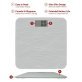 Escali® Sleek 400-lb Capacity Tempered Glass Bathroom Scale