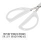 Joyce Chen® Original Unlimited Kitchen Scissors (White)