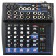 Gemini® GEM-08USB Compact Analog Bluetooth® Audio Mixer, 8 Channels