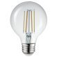 Globe Electric G25-Shape E26-Base Wi-Fi® Smart Dimmable Tunable-White Edison-Style 60-Watt-Equivalent LED Light Bulb