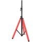 Gemini® Professional Adjustable PA LED Speaker Stand with Remote, Black with Color-Changing Legs, STL-500