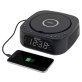 JENSEN® Stereo Digital Dual-Alarm Clock with Top-Loading CD Player, FM Tuner, USB Charging Port, and Battery Backup