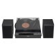 JENSEN® Dual-Direction Bluetooth® Belt-Drive Turntable with Speakers, Black, JTA-315