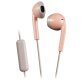 JVC® Retro In-Ear Wired Earbuds with Microphone (Pink)