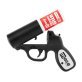 Mace® Brand Matte Black Pepper Gun with Strobe LED