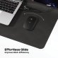 Mobile Pixels 31.5-In. x 15.75-In. PU Leather Desk Mat (Black)