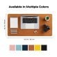 Mobile Pixels 31.5-In. x 15.75-In. PU Leather Desk Mat (Oak Brown)