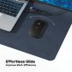 Mobile Pixels 31.5-In. x 15.75-In. PU Leather Desk Mat (Set Sail Blue)