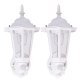 MAXSA® Innovations Battery-Powered Motion-Activated Plastic LED Wall Sconce (2 Pack; White)