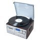 Victor® Cosmopolitan Dual-Bluetooth® Belt-Drive 8-in-1 Music Center with Turntable, CD, and Cassette Player, VWRP-4200-ES