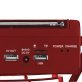 QFX® Portable AM/FM/Shortwave Radio with Bluetooth®, Flashlight, and Solar Panel, Red, R-37