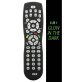 QFX® 8-Device Universal Remote with Glow-in-the-Dark Buttons, Black