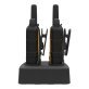 DEWALT® Heavy-Duty 1-Watt FRS Walkie-Talkies with Headsets, Yellow and Black, Business Bundle (4 Pack)