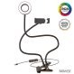 Bower® 24-In. Flexible White and RGB Ring Light with Smartphone Holder