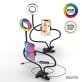 Bower® 24-In. Flexible White and RGB Ring Light with Smartphone Holder