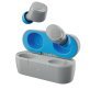 Skullcandy® Jib® True 2 In-Ear True Wireless Stereo Bluetooth® Earbuds with Microphones (Light Gray/Blue)