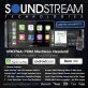 Soundstream® VRCPAA-70M 7-Inch Double-DIN Mechless Head Unit with Bluetooth®, Apple CarPlay®, and Android Auto™